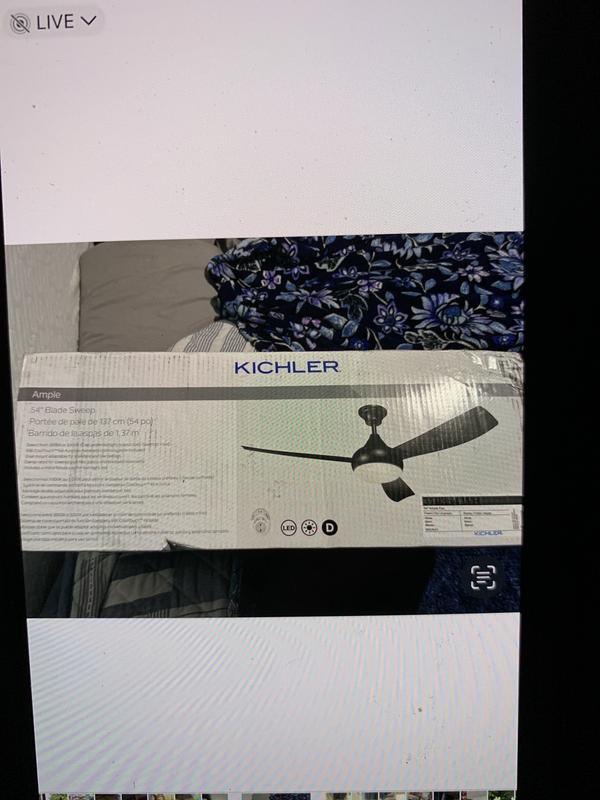 The new fan and light boxed