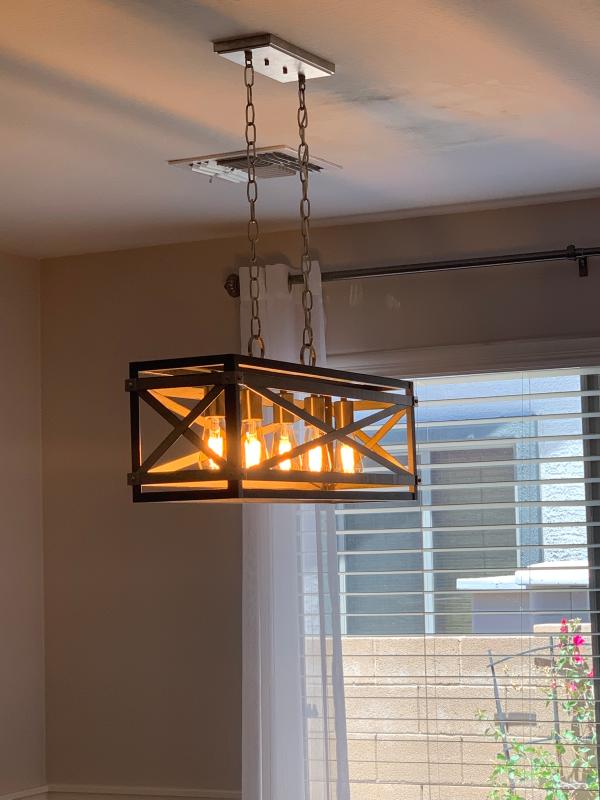 Kichler 5 light on sale linear pendant