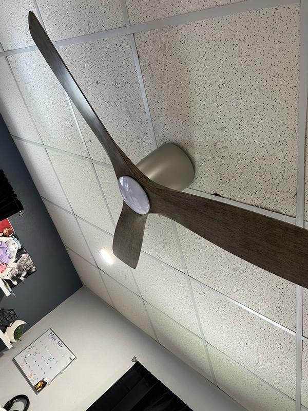 KICHLER Volos 54 in. Indoor Matte White Low Profile Ceiling Fan