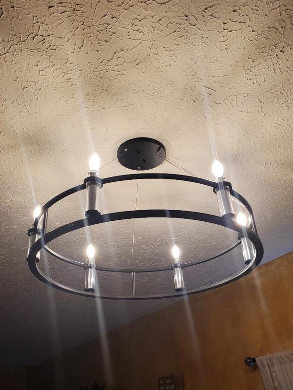 Kichler Rosalind 6-Light Black Traditional Chandelier