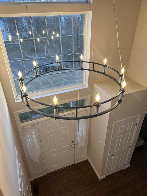 Kichler Rosalind 10-Light Black Traditional Chandelier