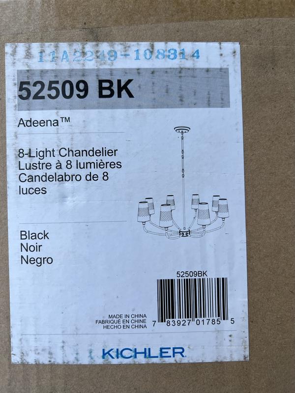 Kichler Adeena 8-Light Pewter Traditional Chandelier
