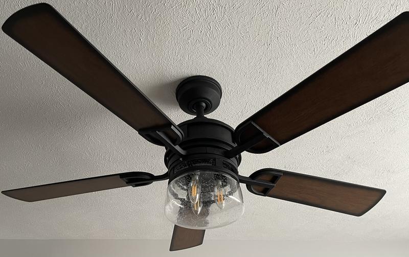 Lyndon Patio LED 3000K 52 Fan Black Kichler Lighting
