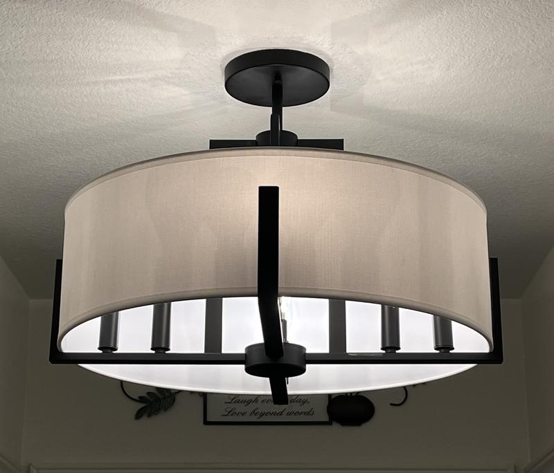 Malen 8 Light Semi-Flush Champagne Bronze