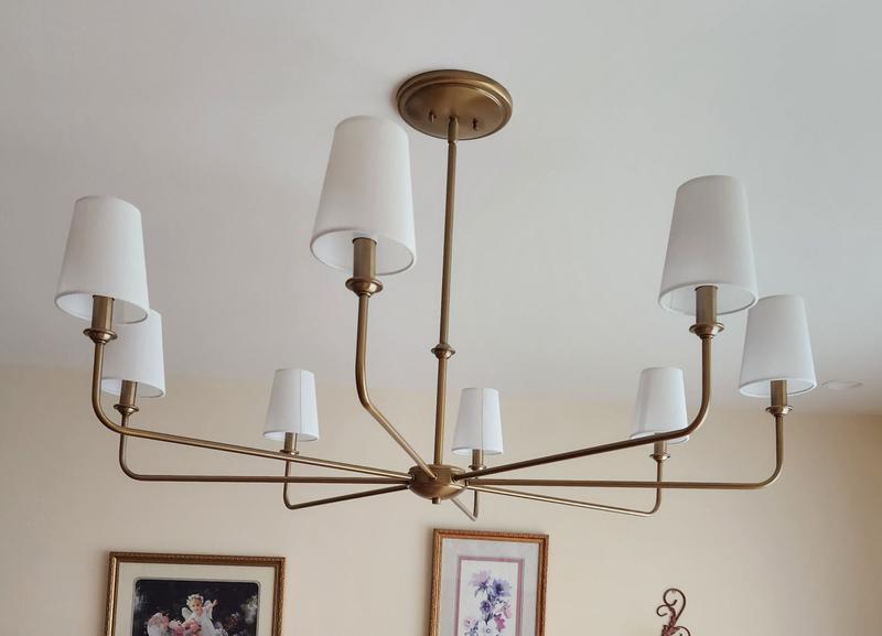 Kichler Pallas 8-Light Brushed Traditional Chandelier