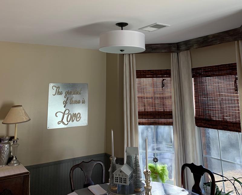 Kichler shailene 3 light store semi flush