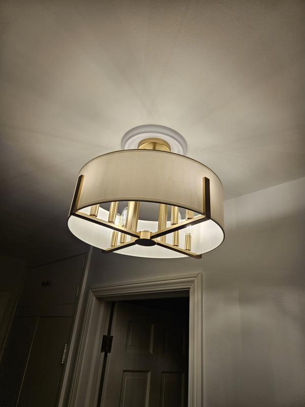 Malen 8 Light Semi-Flush Champagne Bronze