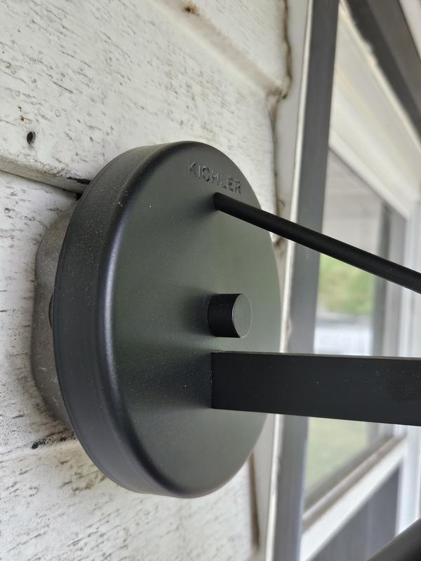 Kichler Ripley 1-Light 7.5-in H Black Led, Outdoor Wall Light 49059BK ...