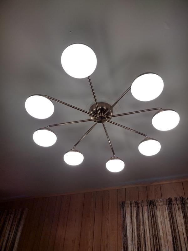 Remy Wood Spiral LED Chandelier