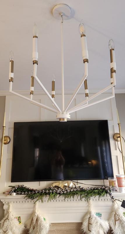 Kichler Armand 8-Light Black Modern/Contemporary Chandelier