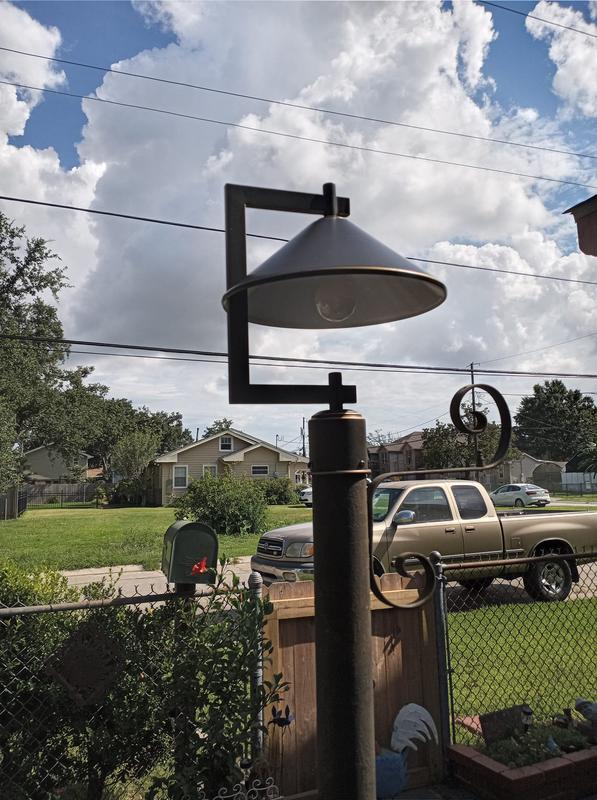 Ripley 1 Light Post Light Olde Bronze | Kichler Lighting