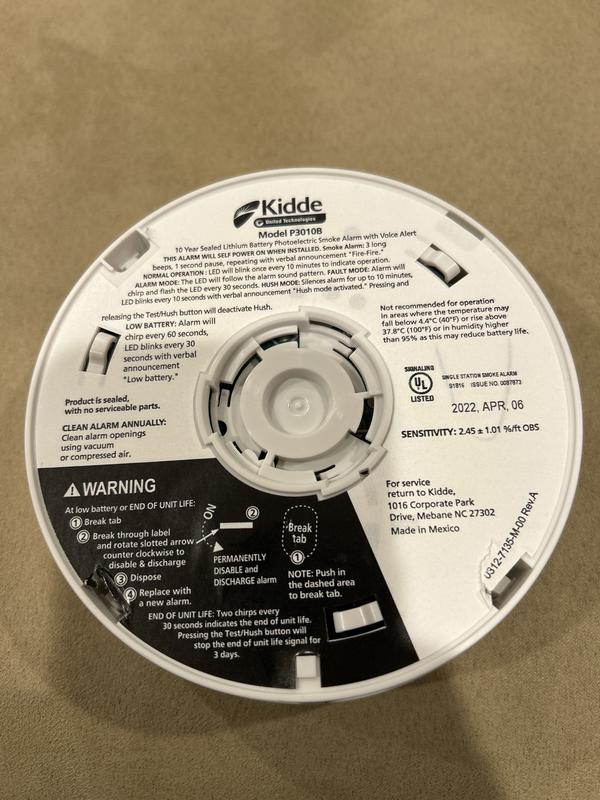 Worry-Free Bedroom Sealed Lithium Battery Power Smoke Alarm