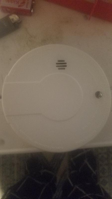 Its out on my washer in utility room cus it wouldn't sgut off