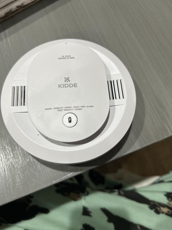 Alarm is sounding after one year.. what do you do?? It says one option is to clean by how???