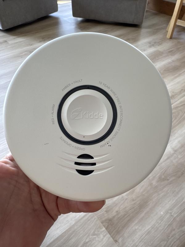 Wire-Free Interconnected Battery Powered Smoke Alarm with