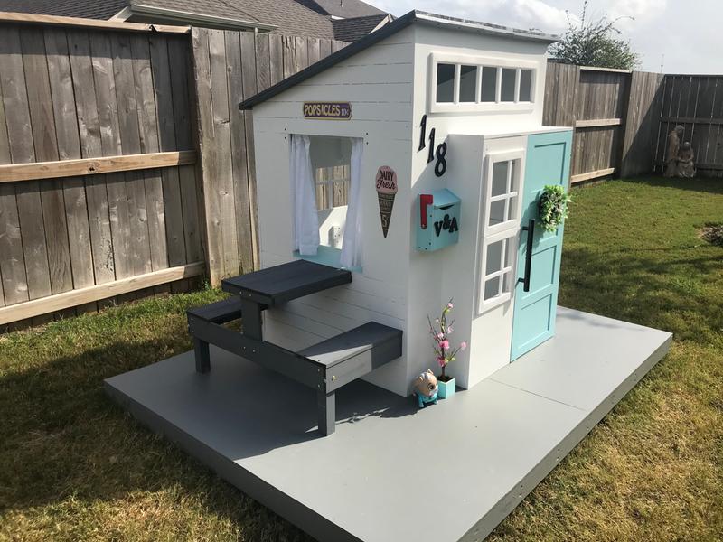 kidkraft modern outdoor playhouse