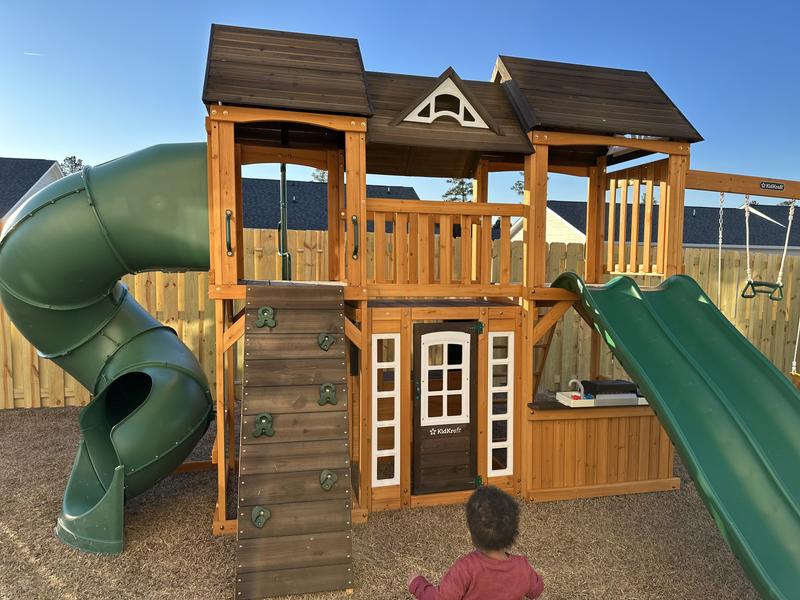 Adventure Bend Wooden Swing Set | KidKraft CA