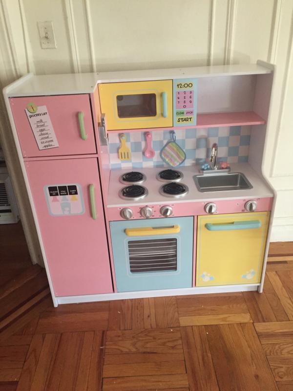 kidkraft large pastel kitchen