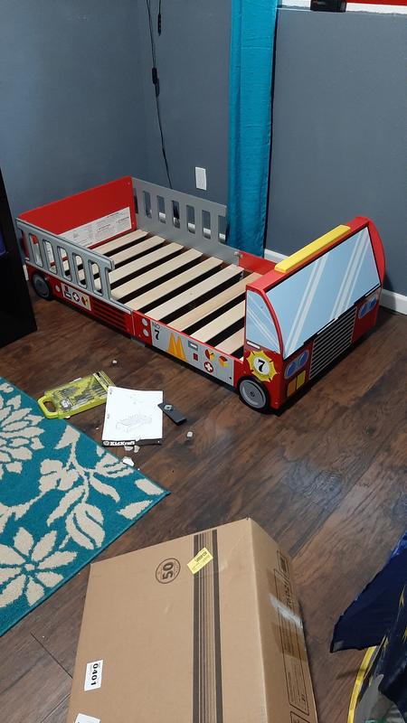 Kidkraft firetruck clearance bed