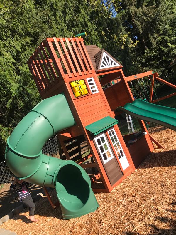 cedar summit by kidkraft hilltop playset
