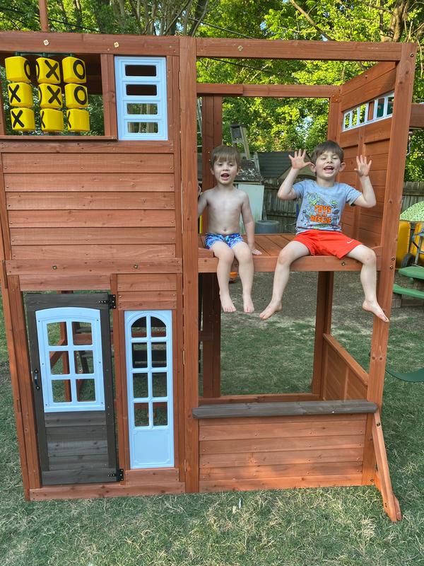 cedar summit by kidkraft hilltop playset