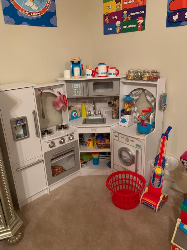 kidkraft corner kitchen set