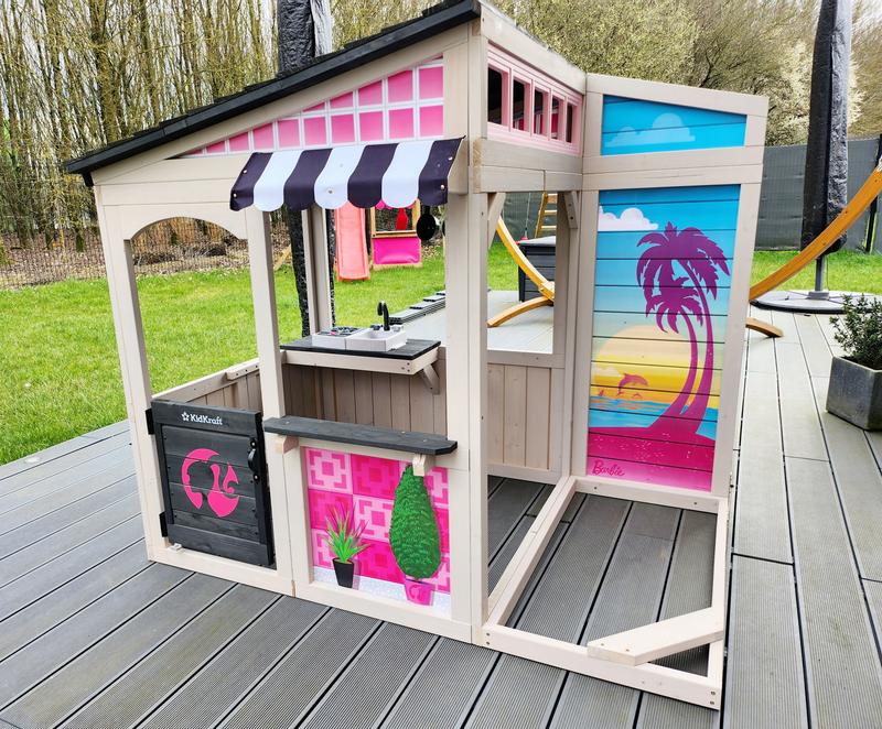 Barbie playhouse outdoor on sale