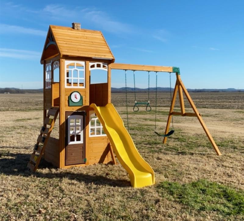 cedar summit mckinley wooden playset