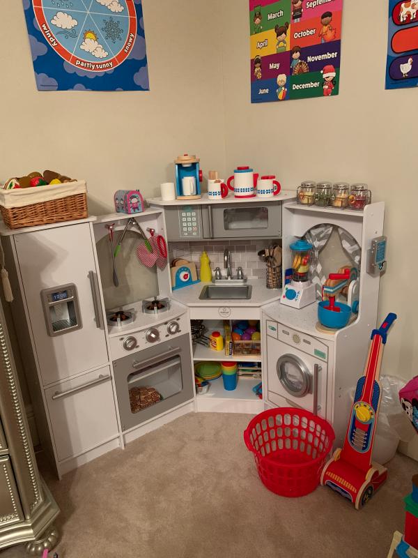 kidkraft corner kitchen set