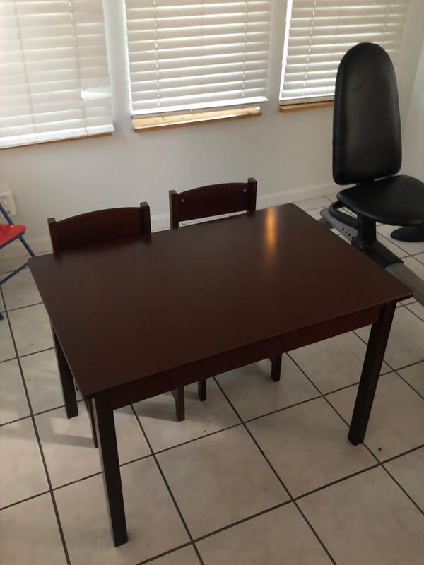 kidkraft rectangle table & 2 chair set