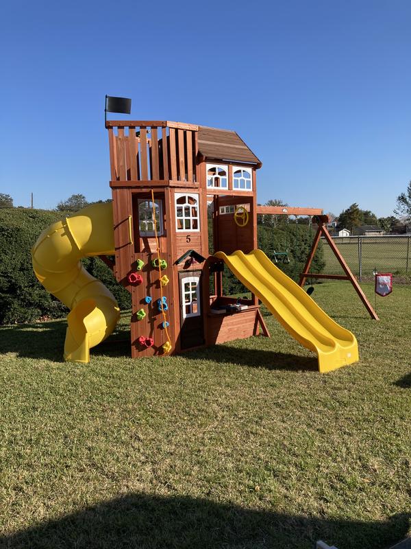 cedar summit by kidkraft lookout extreme playset