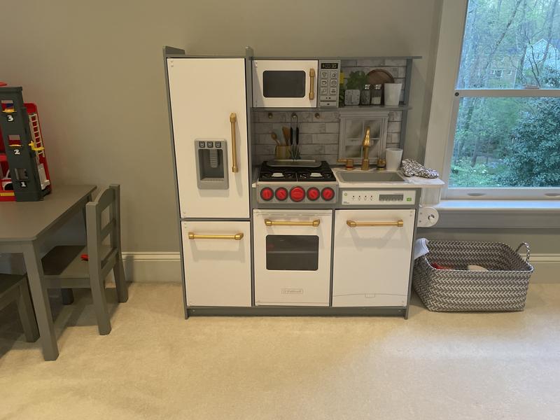 Uptown Elite White Play Kitchen with EZ Kraft Assembly™ KidKraft
