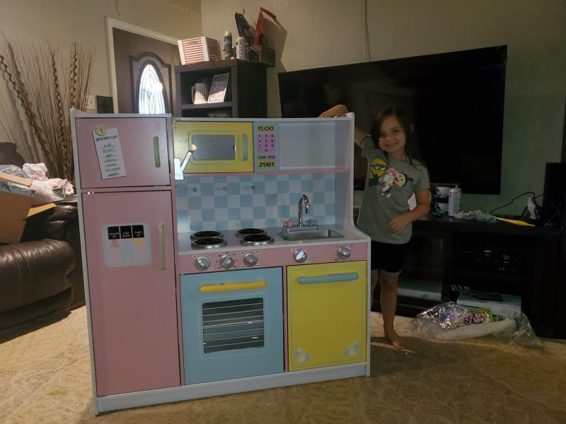 kidkraft large pastel kitchen