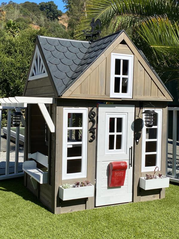 kidkraft stonewood outdoor playhouse