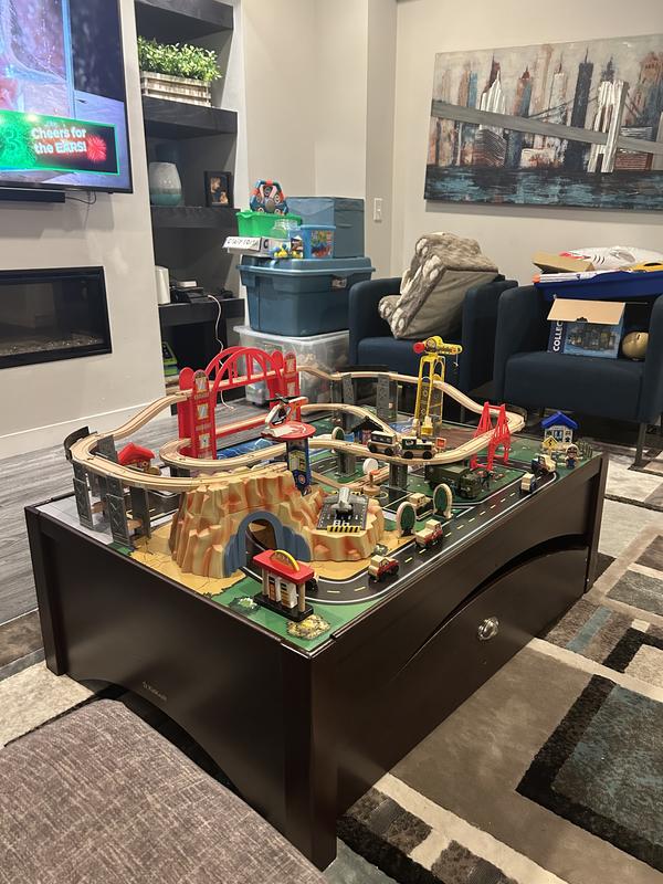 KidKraft Metropolis Train Table and Set