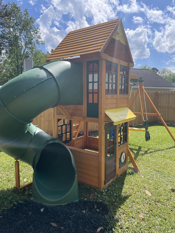 Big backyard cloverdale wooden playset hot sale by kidkraft