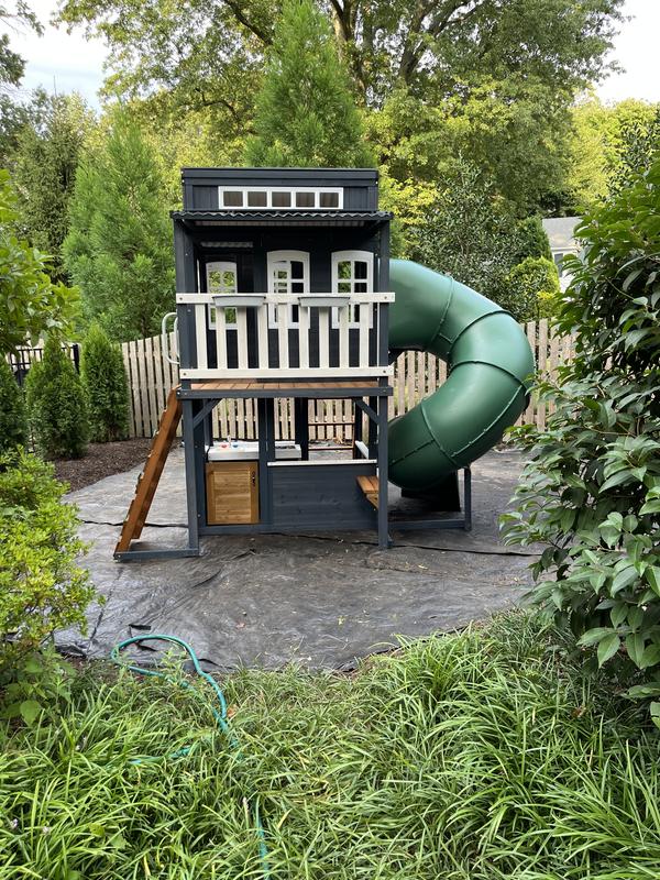 Cozy Escape Playhouse Navy Outdoor Playhouse KidKraft