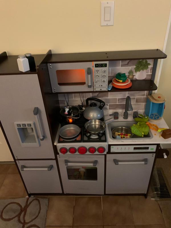 kidkraft uptown elite espresso kitchen