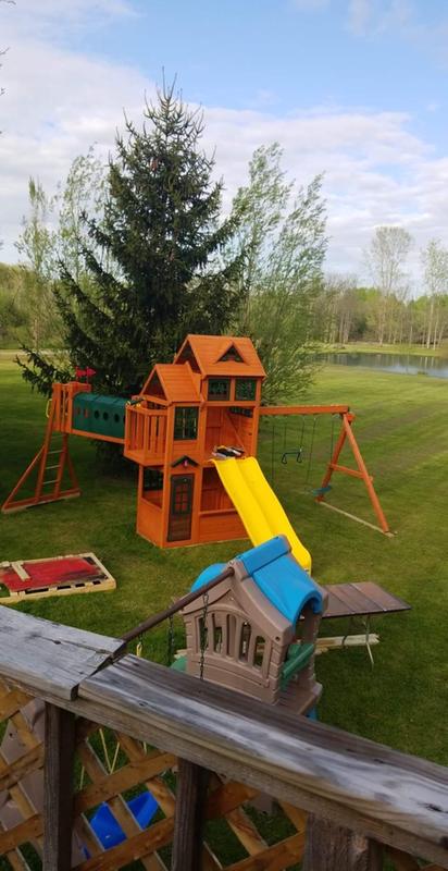 cedar summit by kidkraft adventure ridge playset