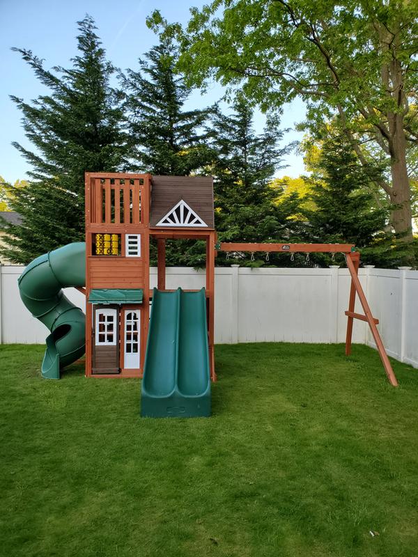 cedar summit by kidkraft hilltop playset