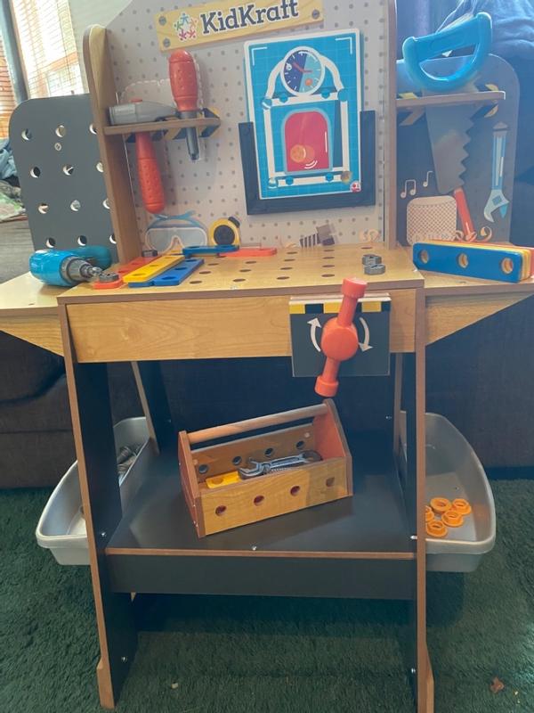 Wooden Toy Kids Workbench + Reviews