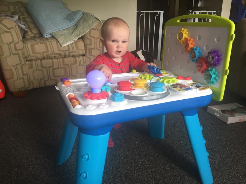 Curiosity table cheap baby einstein