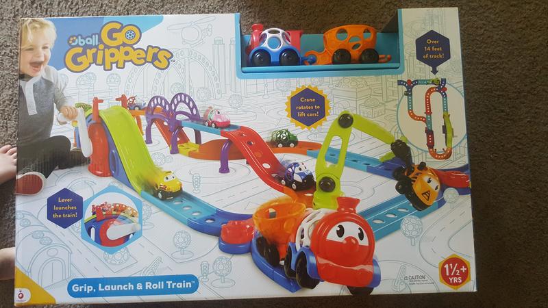 oball go grippers grip launch and roll train track set