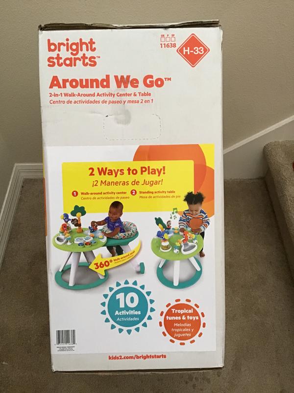 Bright Starts Around We Go 2-in-1 Walk-Around Activity Center