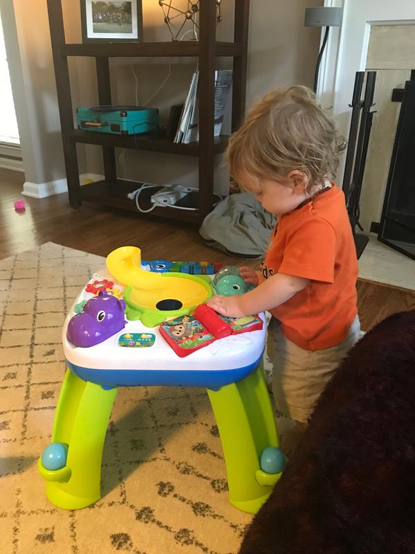 COI COI - La mejor mesa de actividades para bebés: Get Rollin' Activity  Table de Bright Starts ¡Aprende jugando! Esta mesa de juegos para niños con  el tema de la jungla está