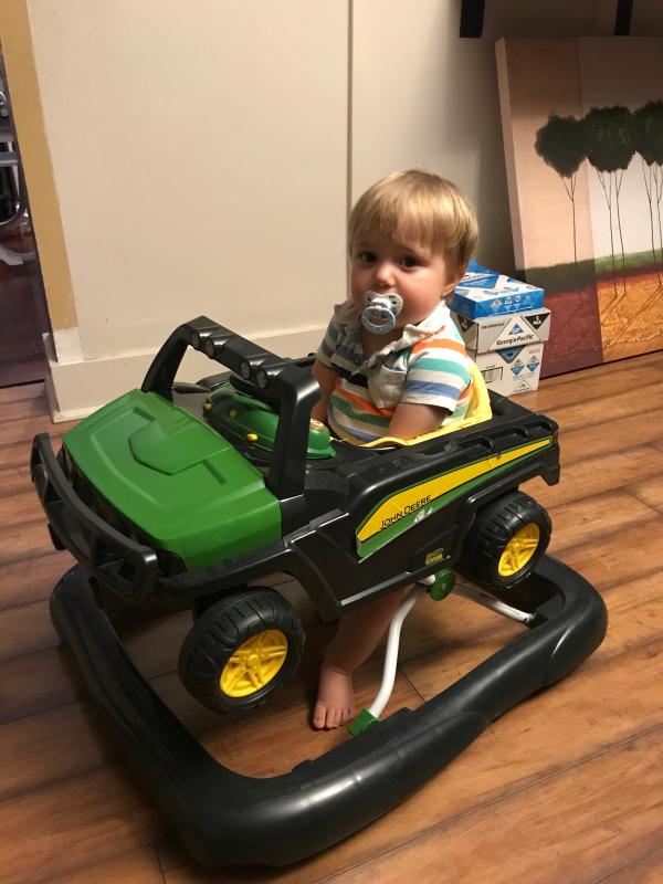 John deere store baby walker