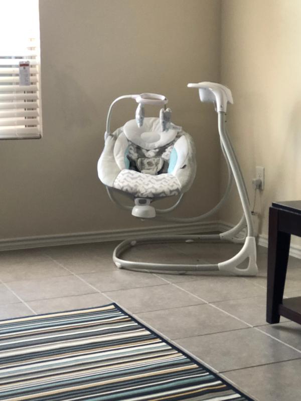 ingenuity simplecomfort cradling swing & rocker raylan