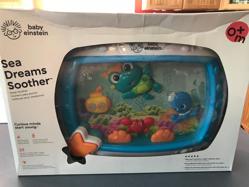 Baby Einstein Swimming Aquarium Moving Sea Creatures Musical Crib