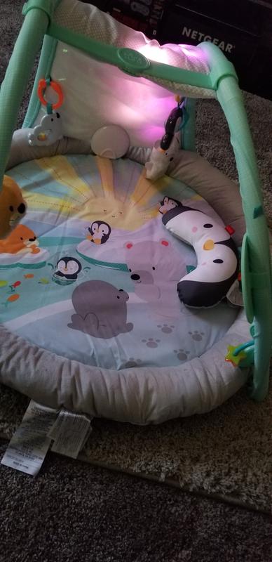 Bright starts arctic hot sale glow baby gym