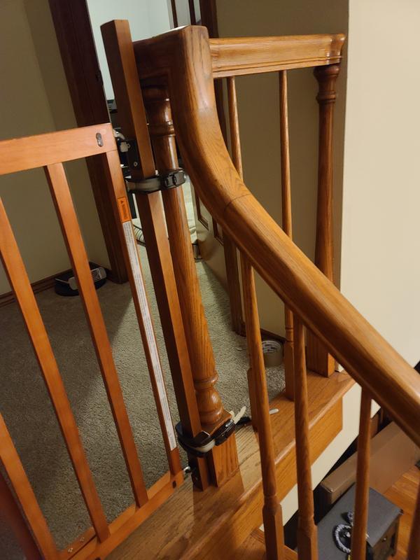 Fits the square bottom and round top of the Banister